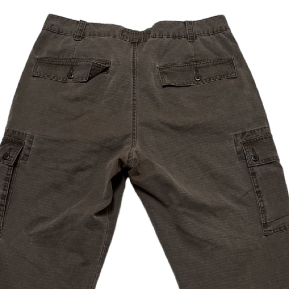 Abercrombie & Fitch men’s ripstop cargo pants brown Waist 32 Inseam 30 Read - Picture 3 of 8